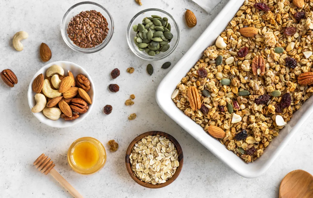 Receita de granola fit