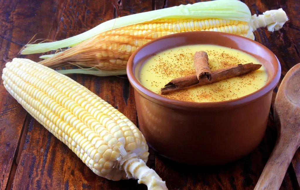Receita de curau de milho Receitas da Casa