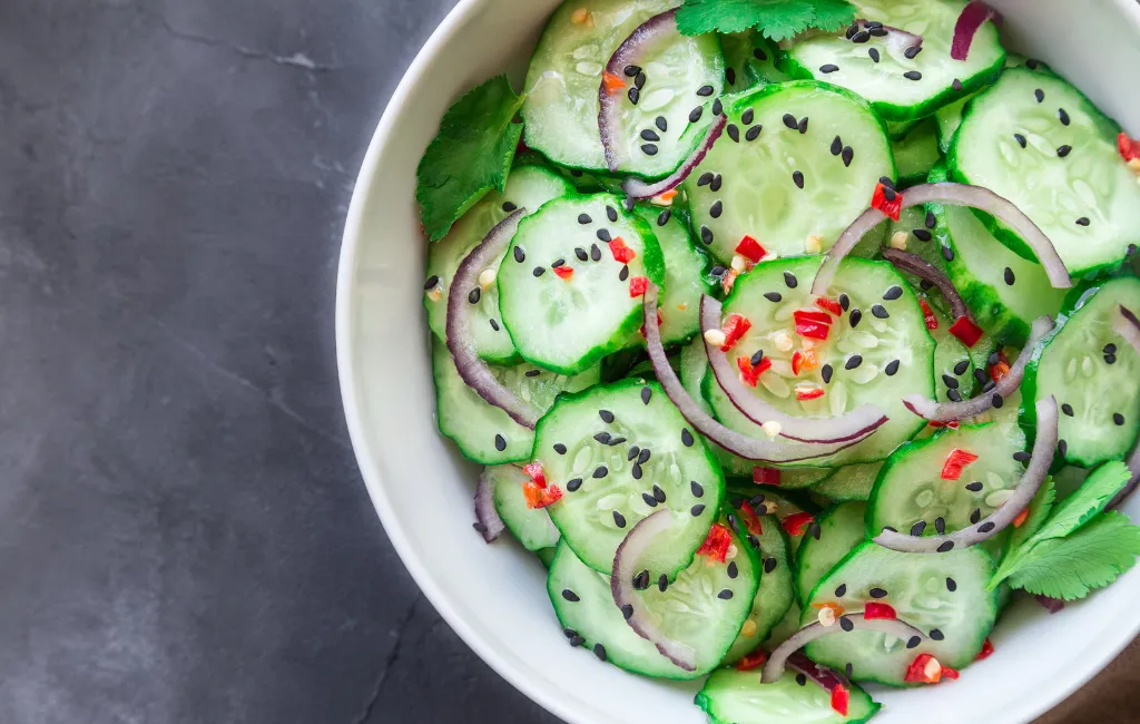 Salada de Pepino Asiatico