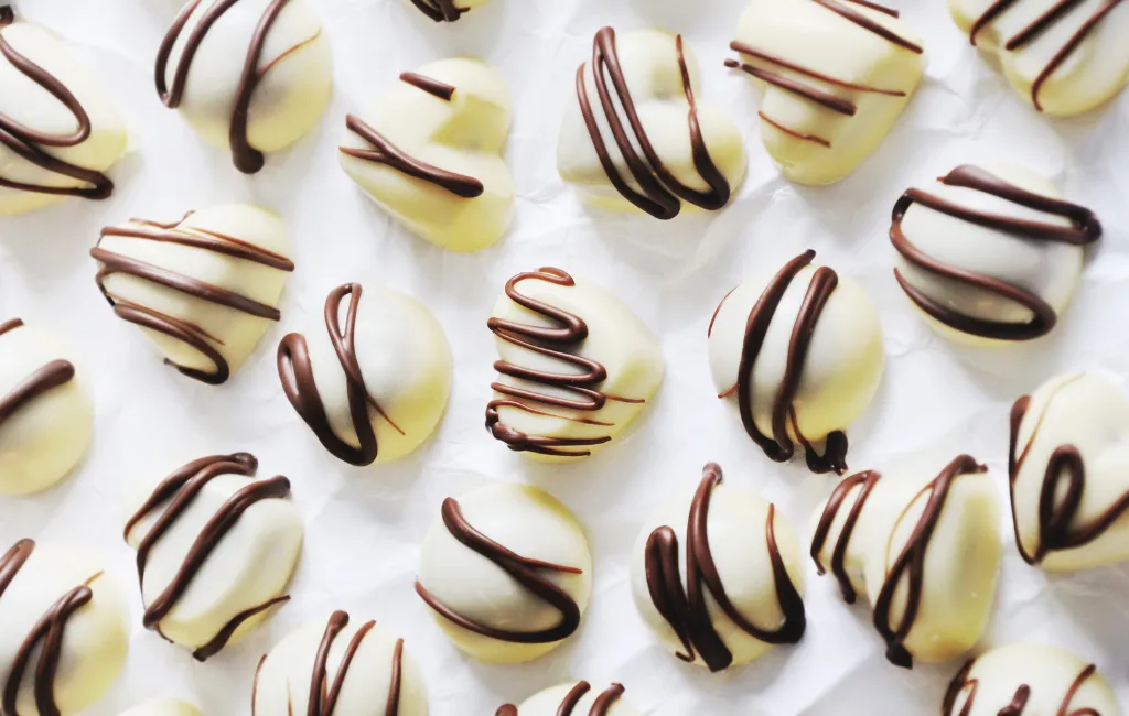Trufa de chocolate branco