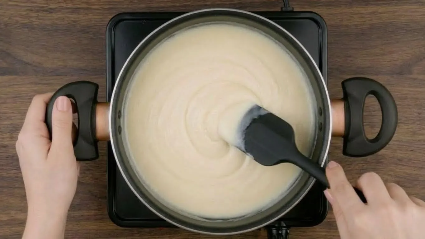 misture e leve ao fogo pavetone