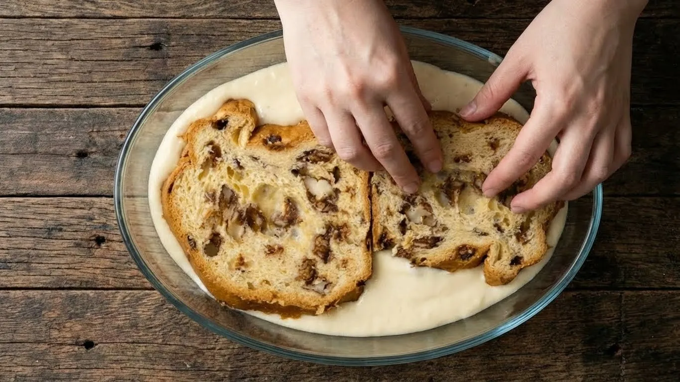 camada de panetone ou chocotone