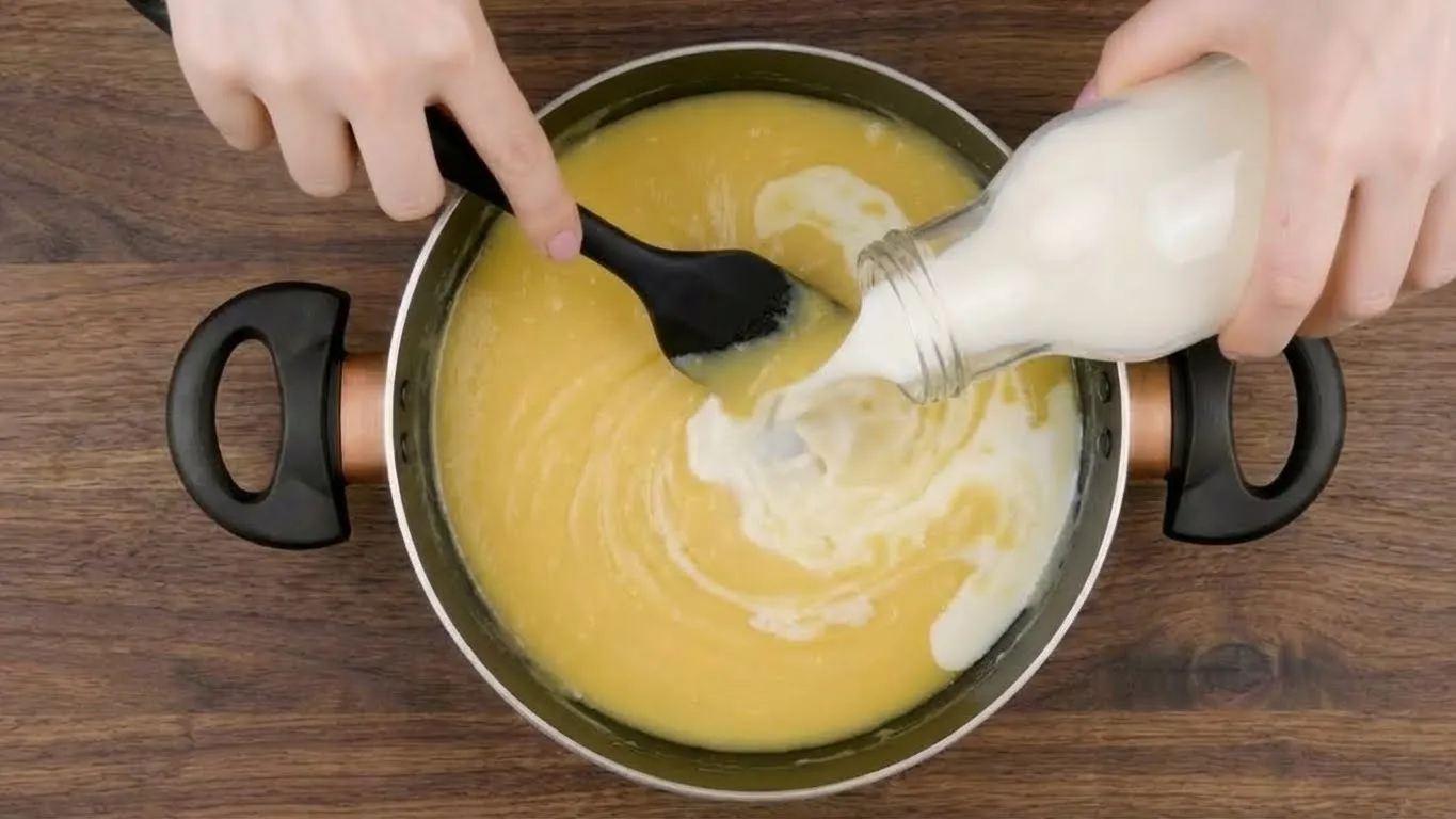 adicionar leite pavetone