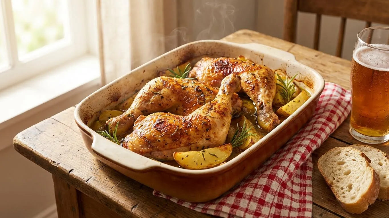 Frango Assado na Cerveja Simples e Rápido: O Segredo da Casquinha Dourada Sem Esforço 2 frango assado na cerveja