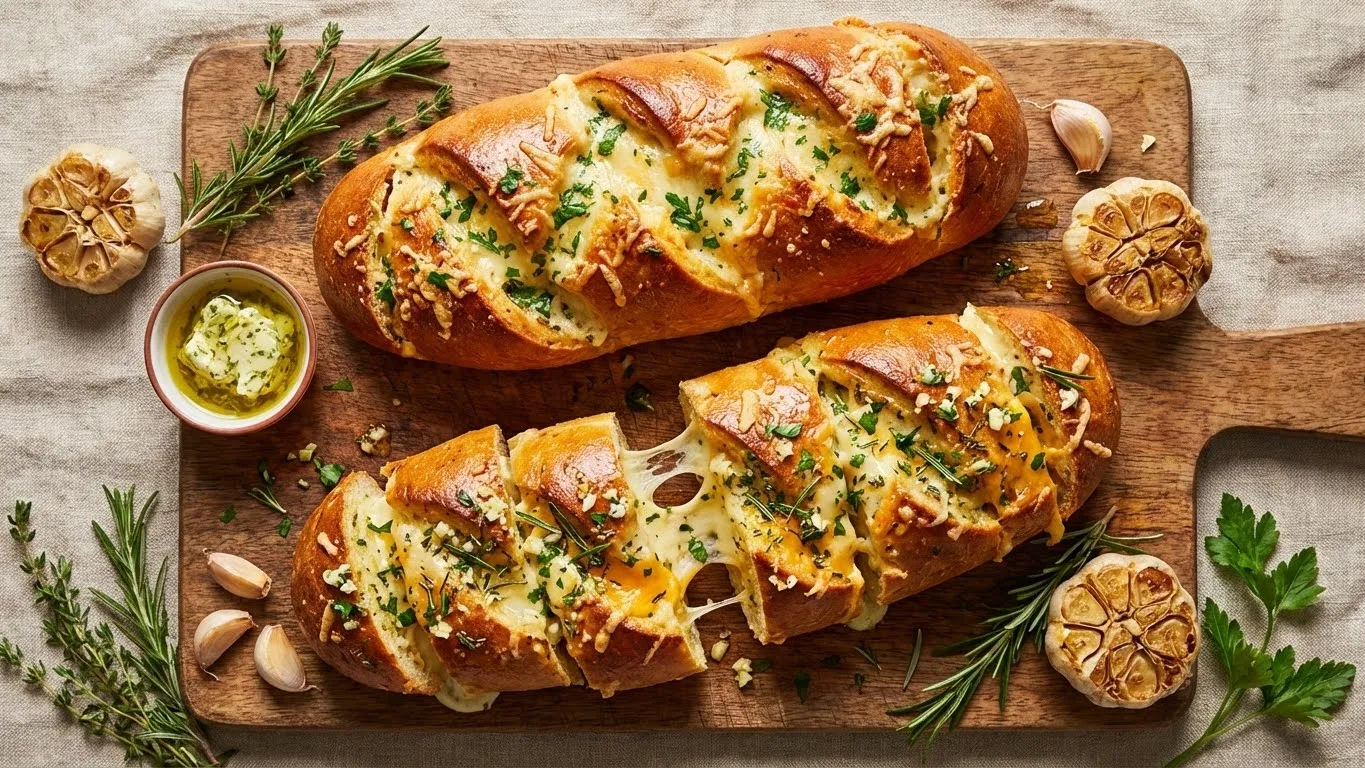 Pão de alho caseiro: a receita de pão de alho para churrasco perfeita para fazer na airfryer 3 pão de alho