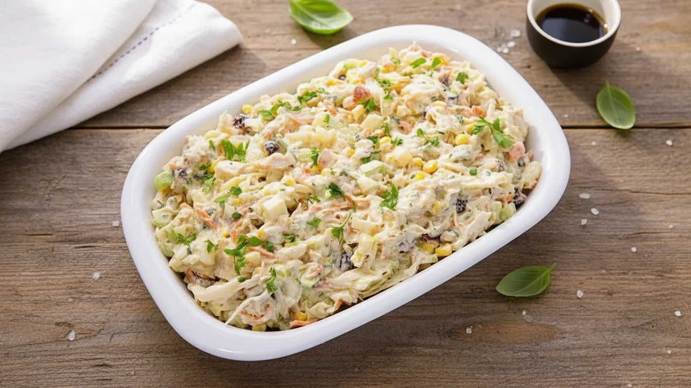 Salpicão simples e leve: como fazer um prato cremoso sem pesar 3 salpicão simples e leve com frango e maçã