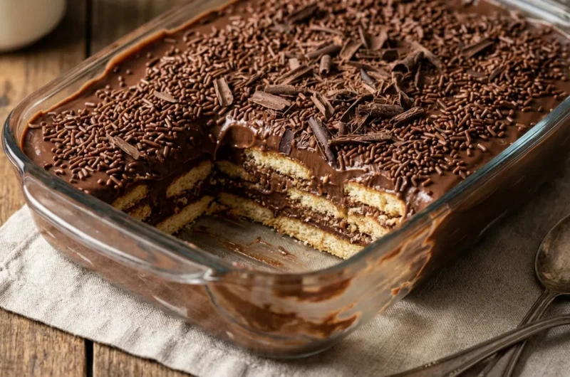 Pavê de chocolate simples: fácil de fazer, delicioso e sem complicação 6 Pavê de chocolate simples: fácil de fazer, delicioso e sem complicação