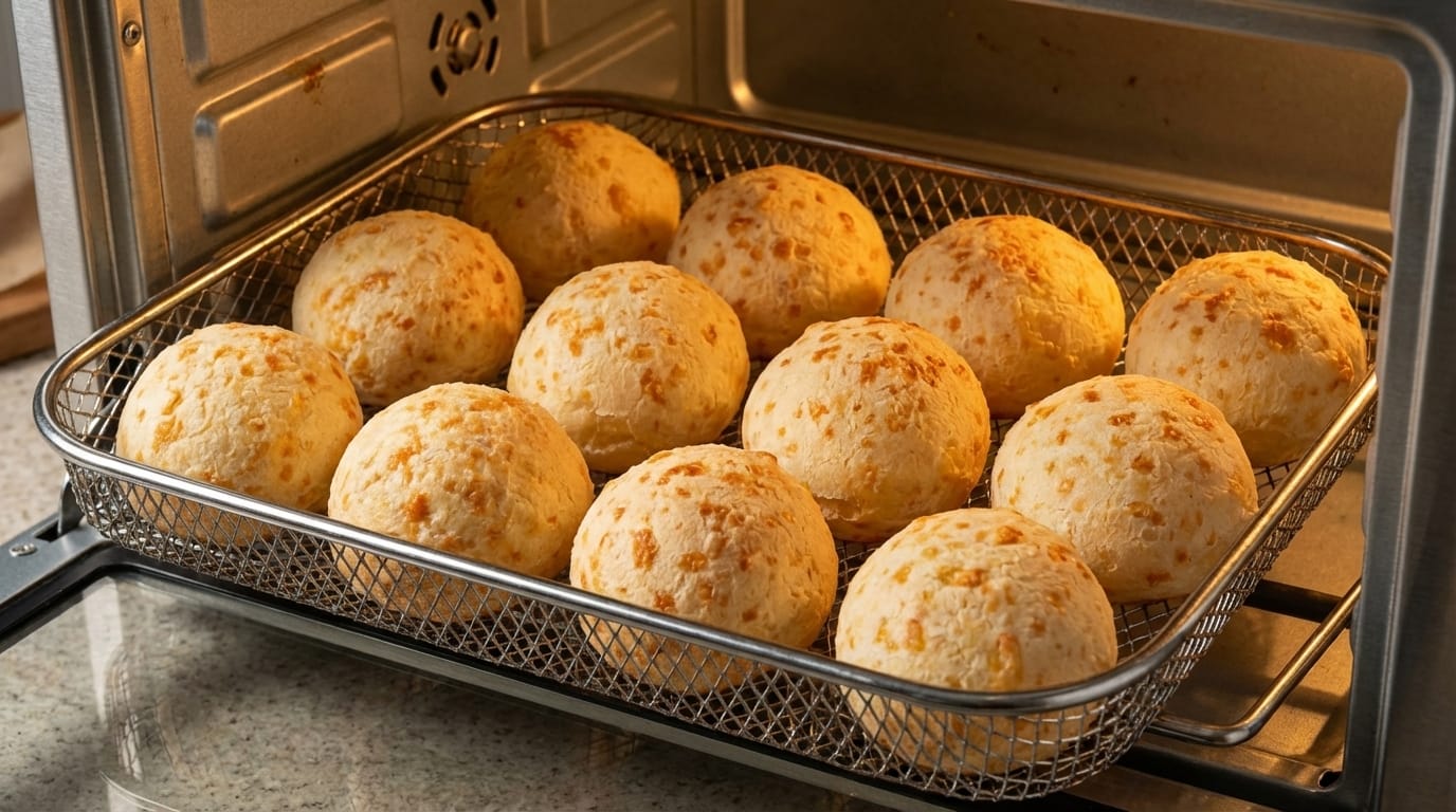 Pão De Queijo De Frigideira Com Tapioca: Rápido, Fácil E Sem Forno 3 pão de queijo na air fryer