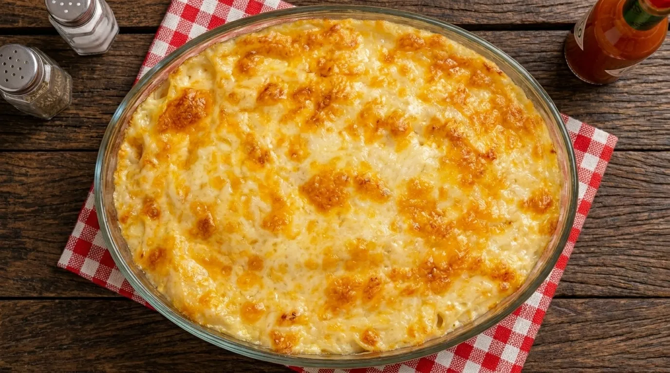 batata com molho branco no forno