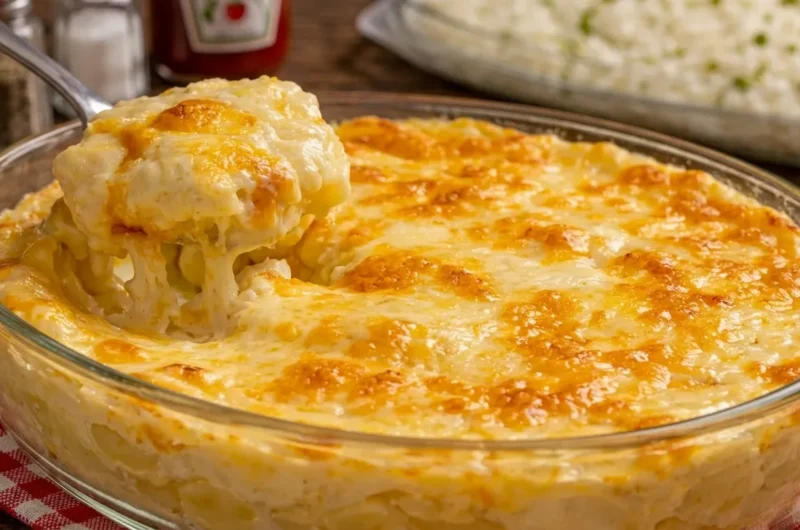 Receita de batata ao molho branco cremosa e fácil para deixar qualquer almoço muito mais gostoso