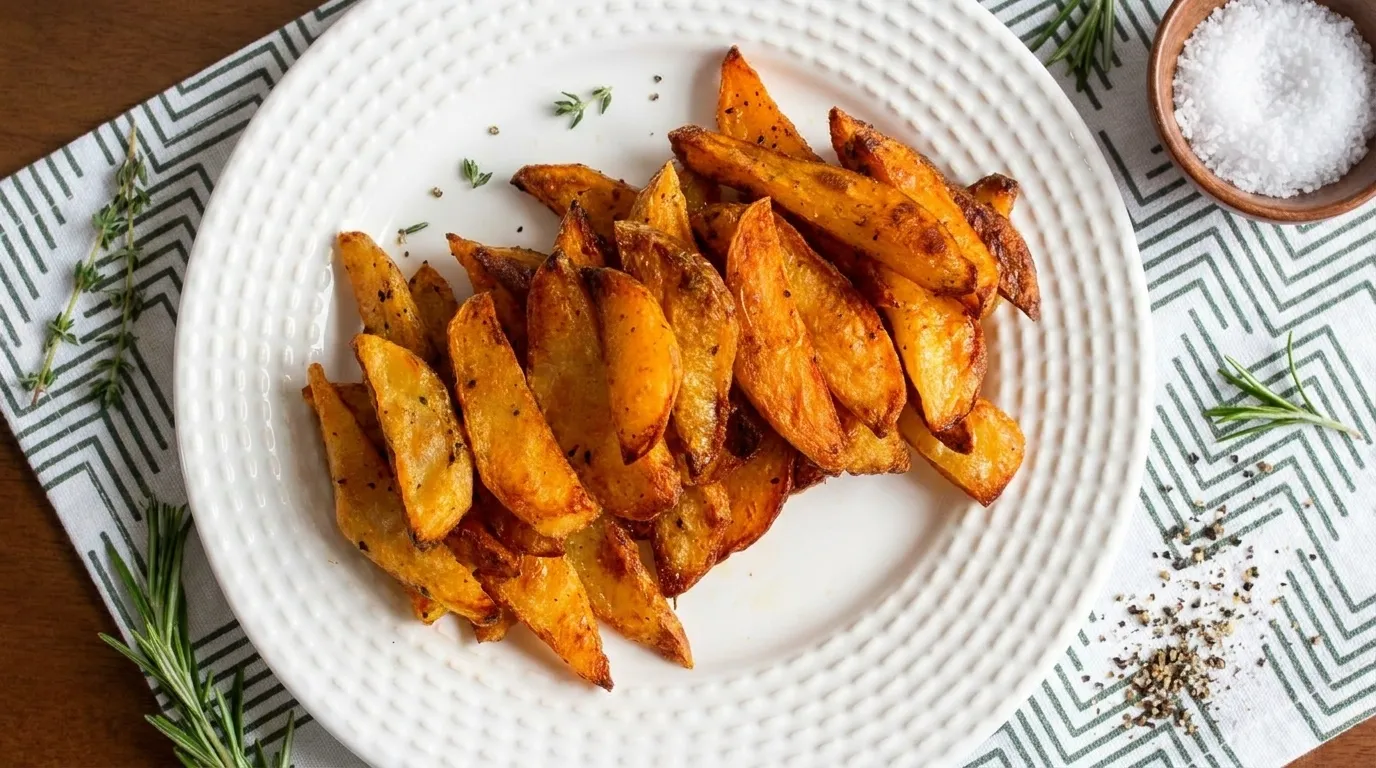 como fazer batata crocante