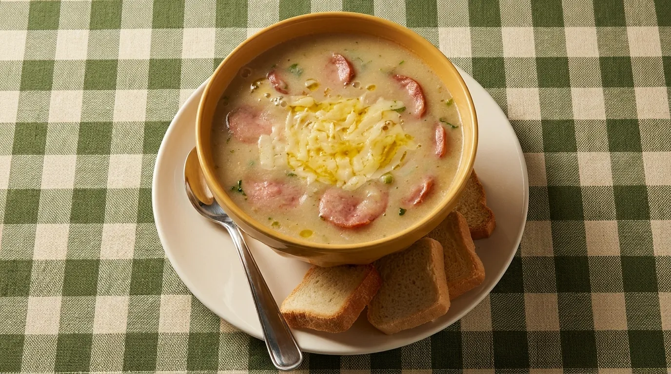 creme de batata com calabresa