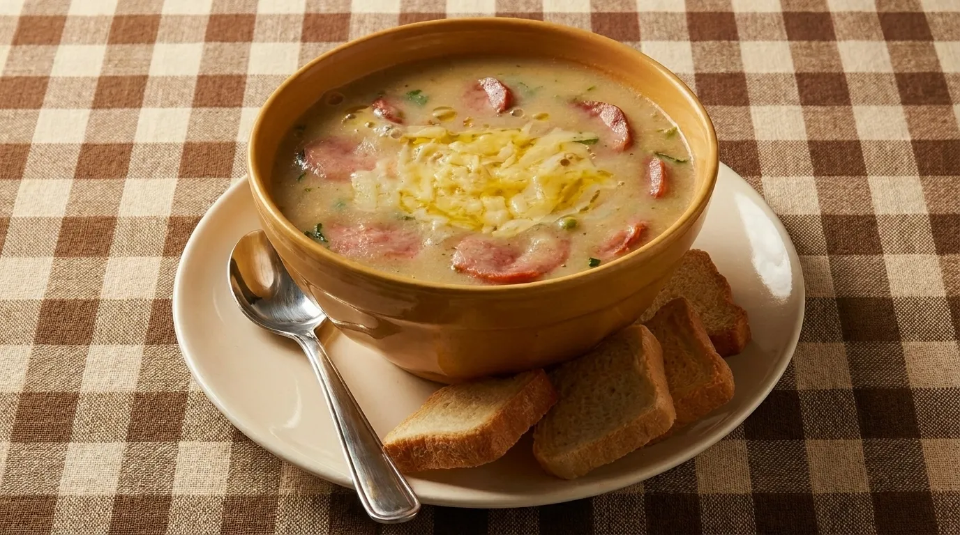 creme de batata com calabresa