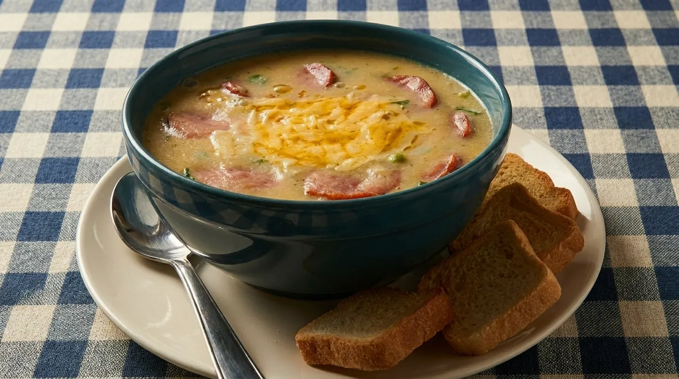 creme de batata com calabresa