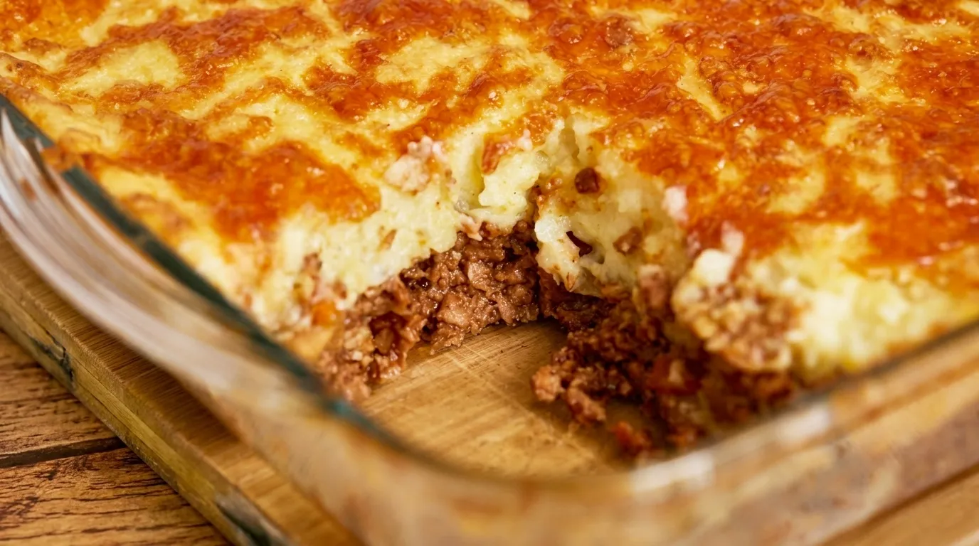 escondidinho de batata com carne moída