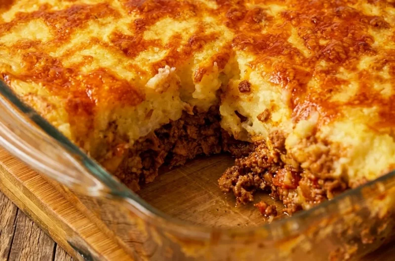 Receita de escondidinho de batata com carne moída  econômica para reaproveitar ingredientes com muito sabor