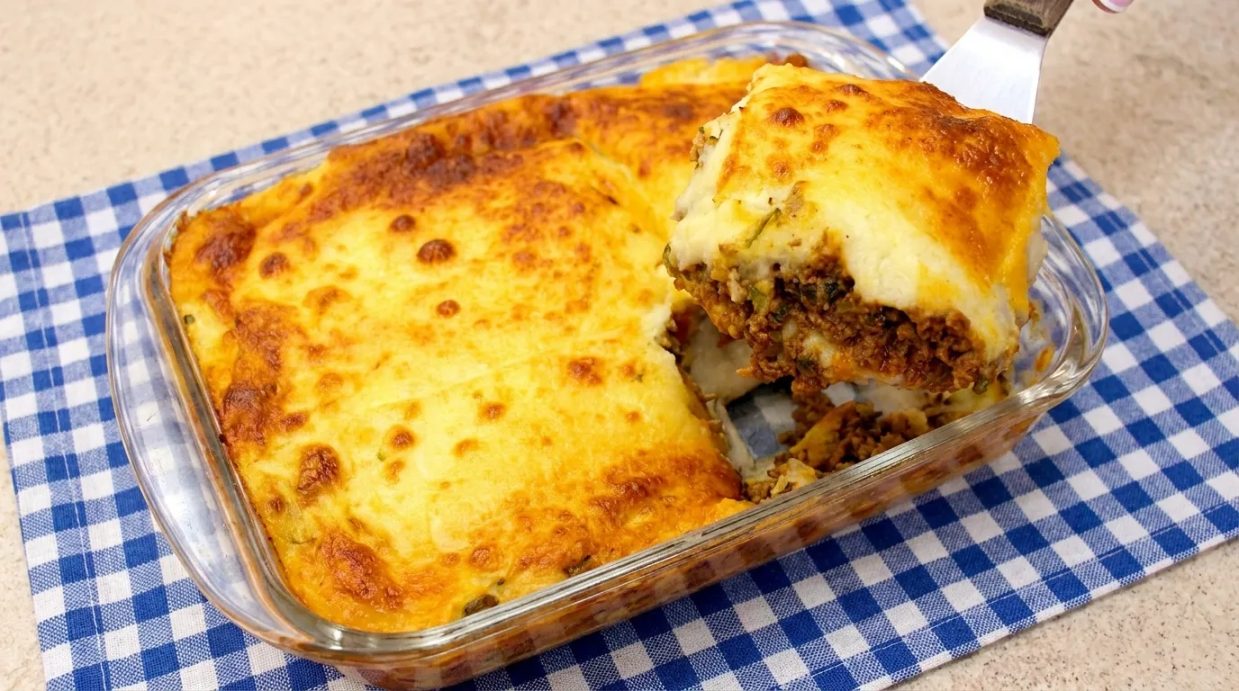 escondidinho de batata com carne moída