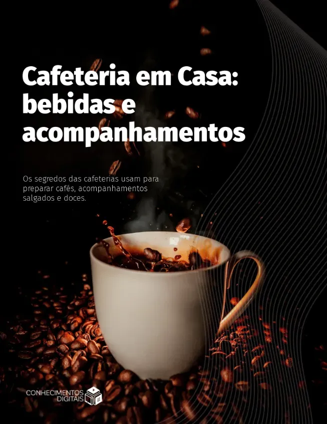 capa cafeteria em casa