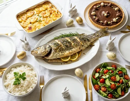 cardápio de páscoa simples