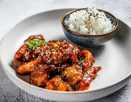 Receita de Frango Empanado Oriental com Molho Agridoce