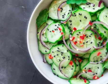 Salada de Pepino Asiatico