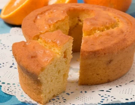 bolo de laranja com casca no liquificador