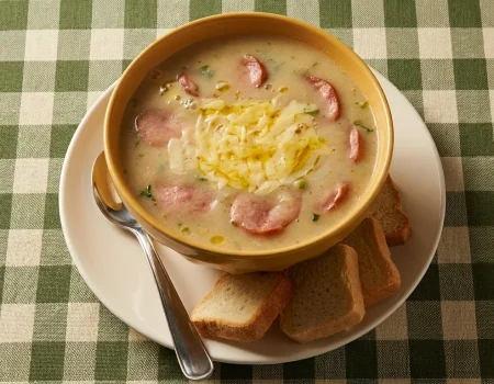 creme de batata com calabresa