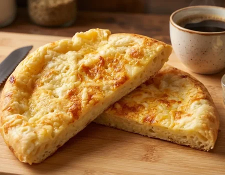 pão de queijo de frigideira com tapioca