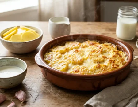 receita de batata gratinada fácil