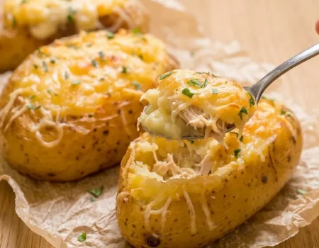 receita de batata recheada com frango