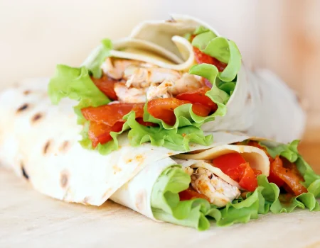 receita de wrap de frango
