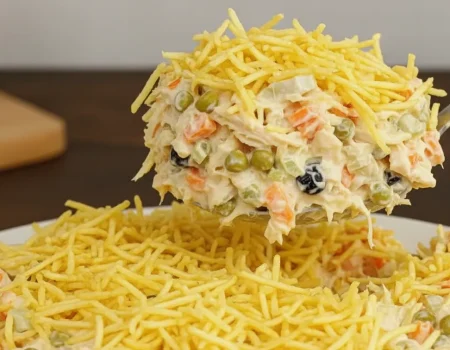 salpicão simples e leve para ceia de Ano Novo